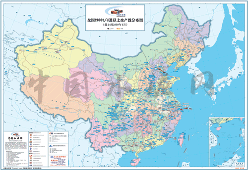 中国水泥网2009新版全国水泥生产线分布图上显示,很多地区的